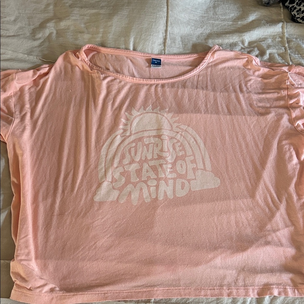 Old Navy Pink Short Sleeve Tee